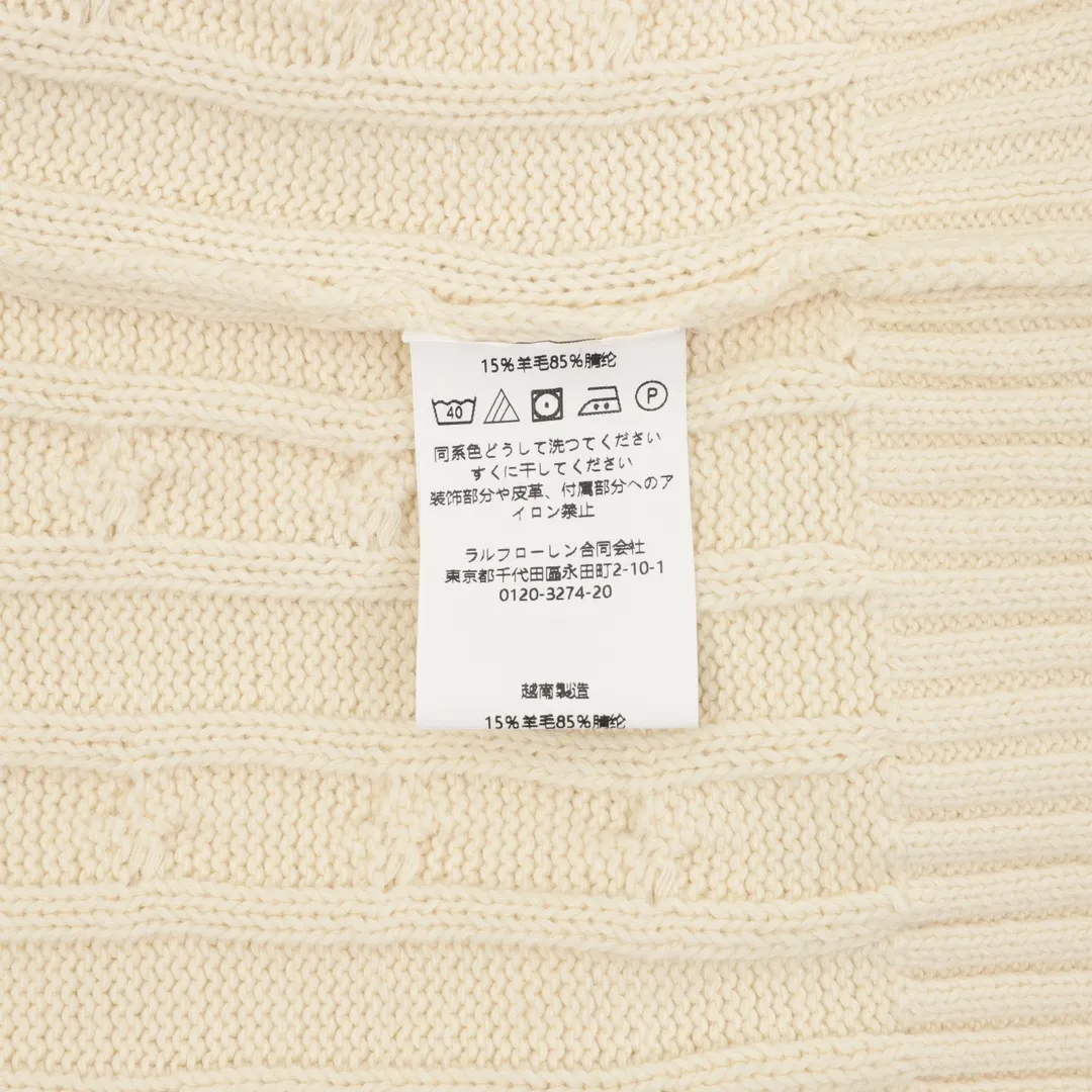 🅿️480 Ralph Lauren 25FW small label knitted sweetheart neck sweater Ralph Lauren (RALPH LAUREN) is the "American classic" brand in the fashion industry. Founded by Mr. Ralph Lauren in 1968, it is a high-end fashion brand with a strong American flavor. The styles are highly stylized and should be regarded as the clothing brand that best represents American culture (this can be seen from the fact that the uniforms of the US team in many Olympic Games have been provided by Ralph Lauren). Size: S-L